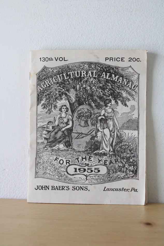 128th Volume Agricultural Almanac For The Year 1953 John Baers Sons Lancaster PA Jubilee Thrift Necklaces 128th Volume Agricultural Almanac For The Year 1953 John Baers Sons Lancaster PA Jubilee Thrift Necklaces
