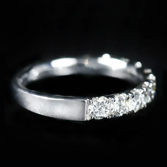 14k White Gold 100 Carat Diamond Band BR Designs Rings