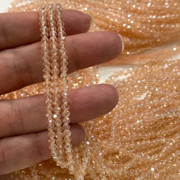 2mm Crystal rondelle beads strand 170 pcs PBC2C132 Peppy Beads Earrings