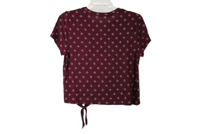Aeropostale Earrings Aeropostale Maroon Top M