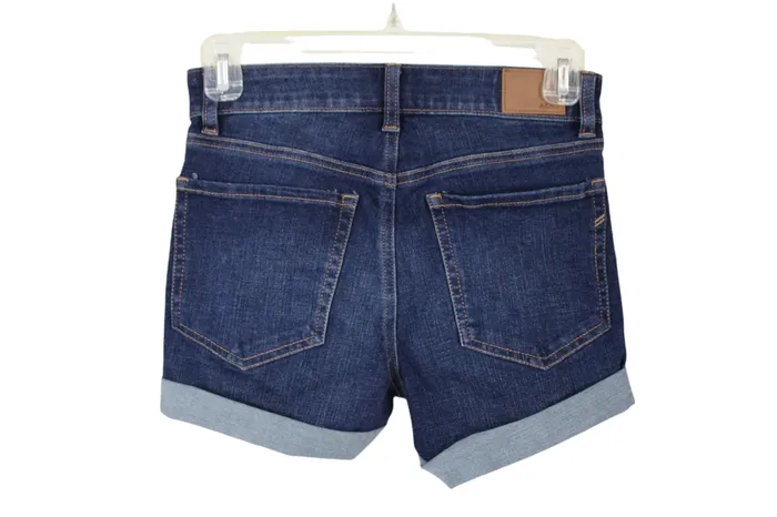 Aeropostale High Rise Midi Denim Shorts 0 Aeropostale Earrings