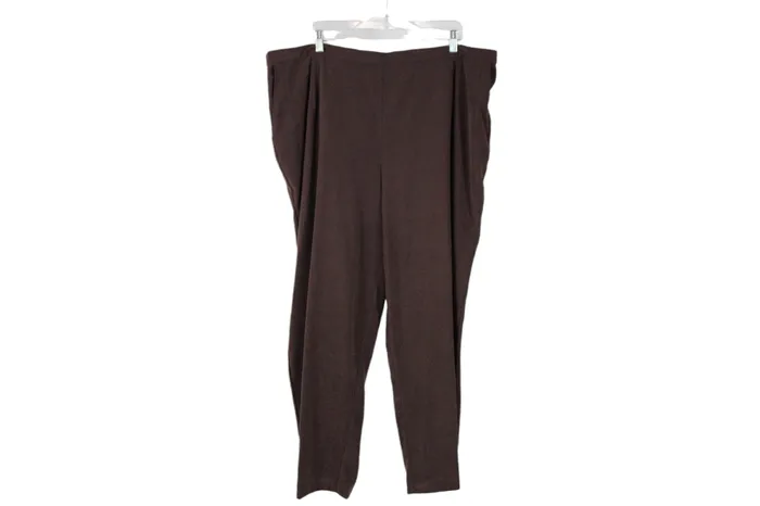 Alfred Dunner Brown Pant 24 W Alfred Dunner Earrings