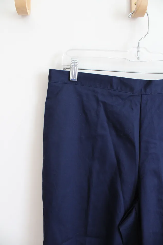Alfred Dunner Earrings Alfred Dunner Navy Trouser Pants 12