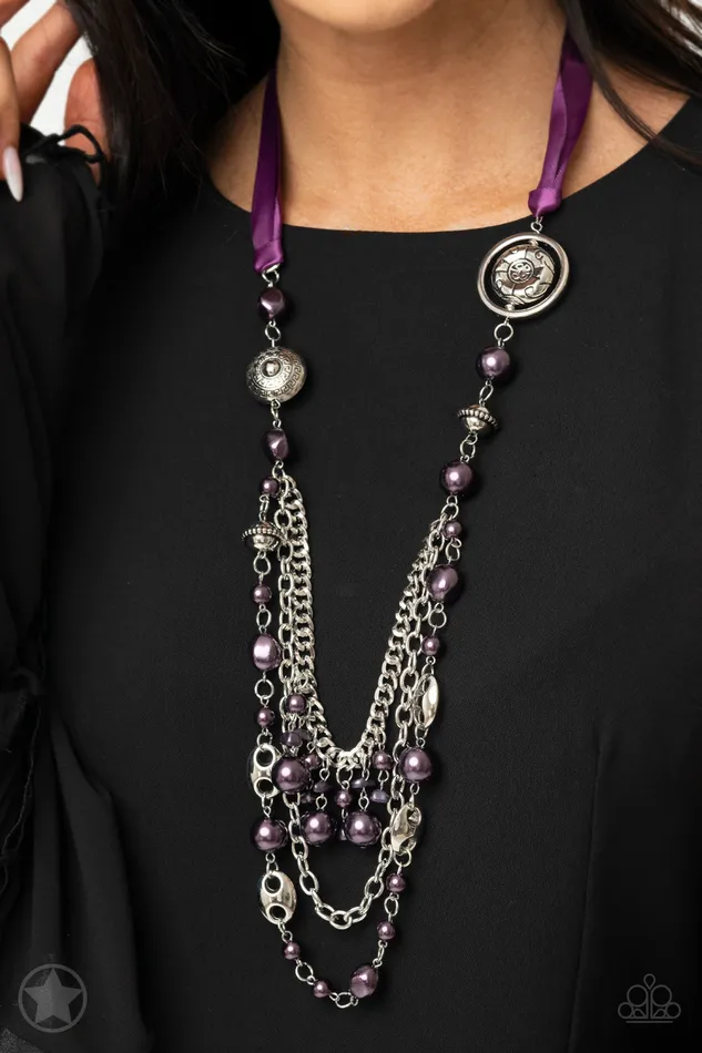 All The Trimmings Purple Paparazzi Accessories Earrings