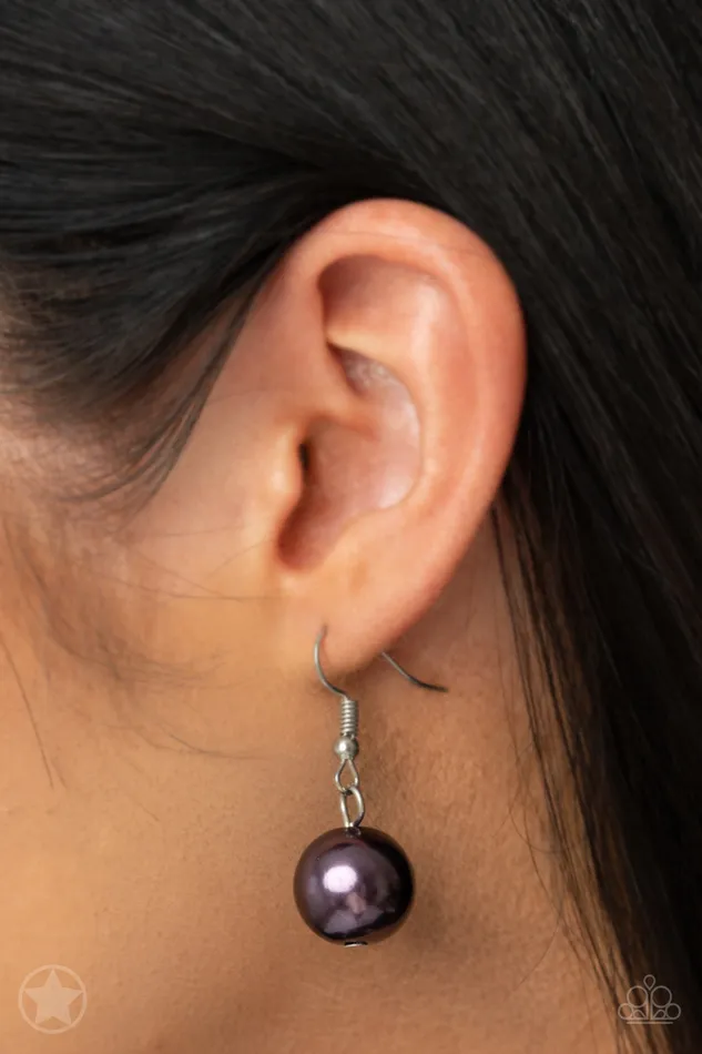 All The Trimmings Purple Paparazzi Accessories Earrings