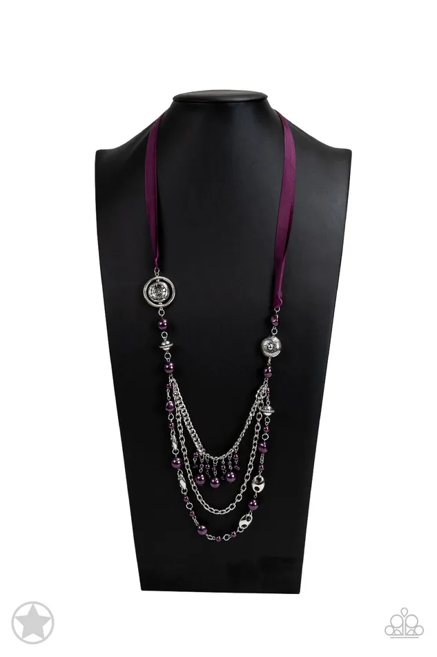 All The Trimmings Purple Paparazzi Accessories Earrings
