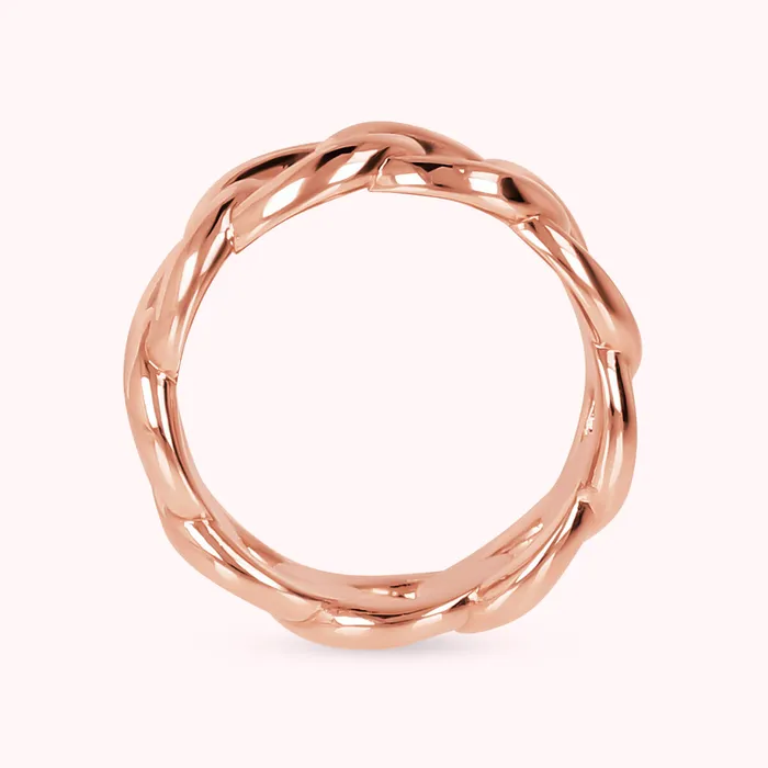 Anello a Fascia Maglia Grumetta Bronzallure Earrings