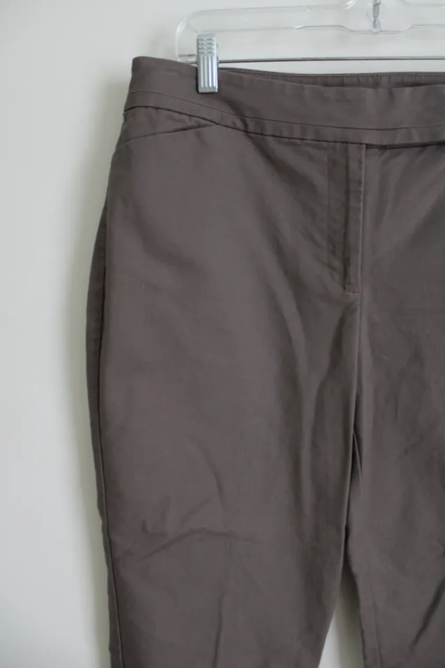 Ann Taylor LOFT Earrings Ann Taylor Curvy Brown Capri 12