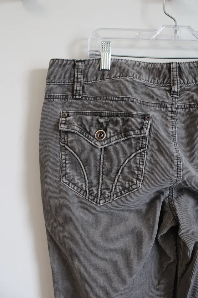 Ann Taylor LOFT Earrings Ann Taylor LOFT Gray Slim Bootcut Corduroy Pants 10