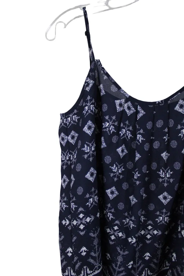 Ann Taylor LOFT Rings Ann Taylor LOFT Blue Chiffon Top S Petite