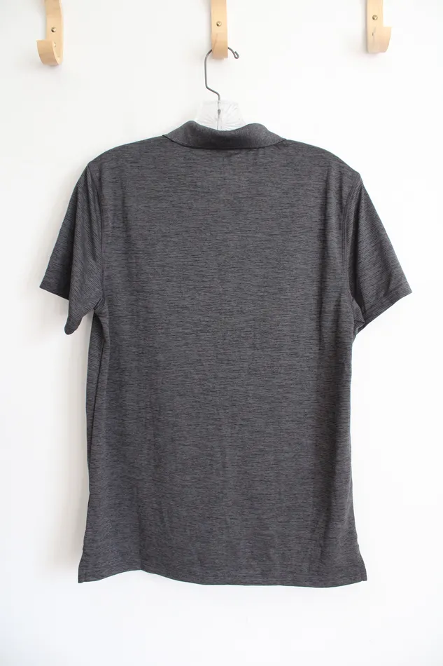 APT9 Earrings Apt 9 Premier Flex Dark Gray Polo Shirt S