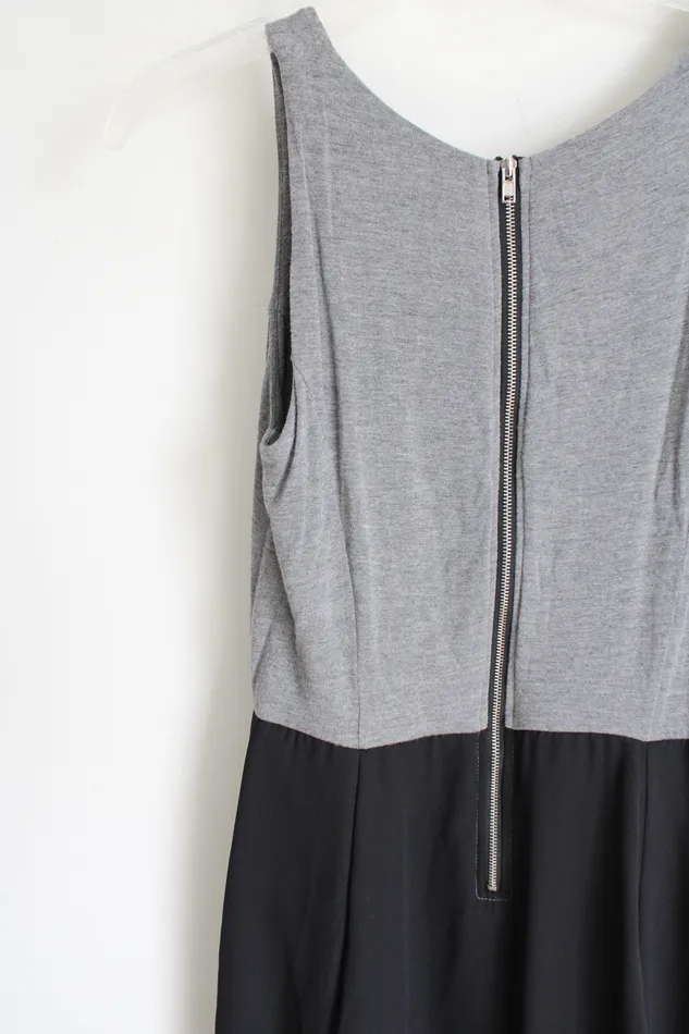 APT9 Rings APT 9 Black Gray Chiffon Bottom Dress XS Petite