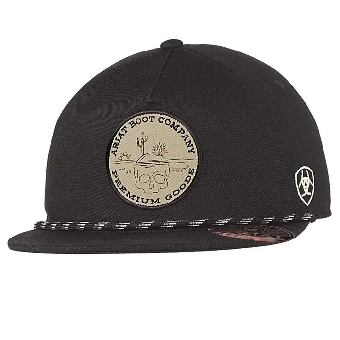 ARIAT MENS SNAP BACK SKULL DESERT PATCH BLACK CAP M F WESTERN PRODUCTION INC Rings ARIAT MENS SNAP BACK SKULL DESERT PATCH BLACK CAP M F WESTERN PRODUCTION INC Rings