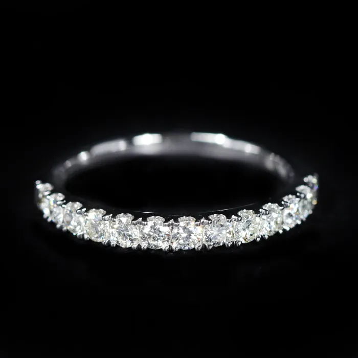 BR Designs Rings 14K White Gold 050 CTW Diamond Band