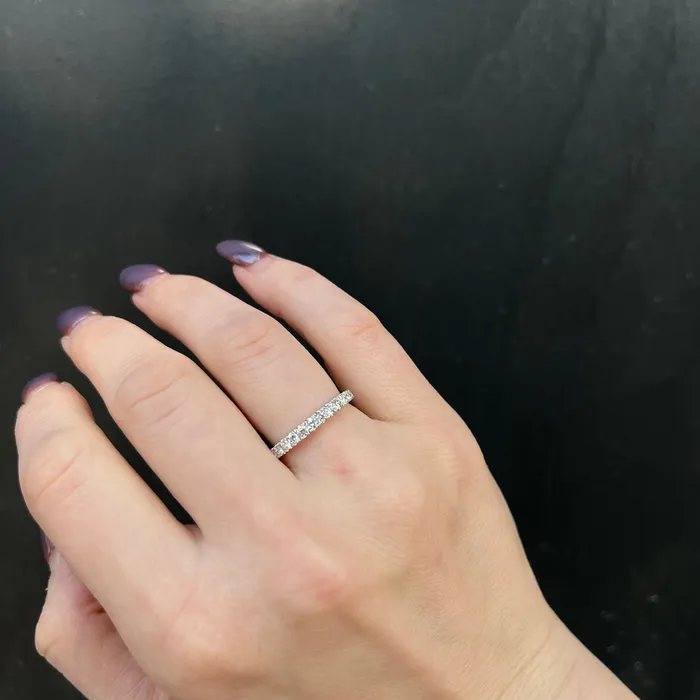 BR Designs Rings 14K White Gold 050 CTW Diamond Band