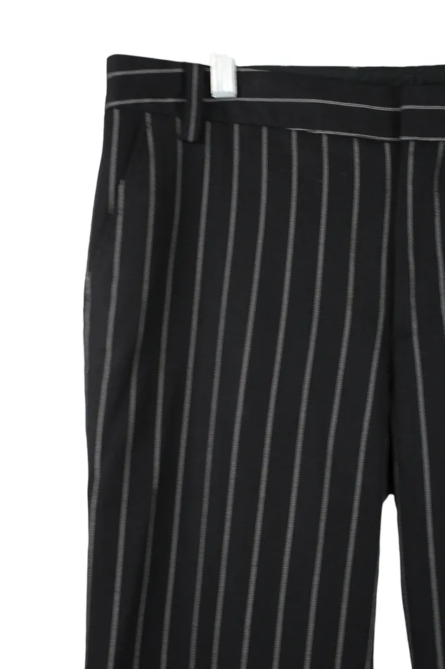 Banana Republic Rings Banana Republic Black Striped Martin Stretch Capri Pant 10