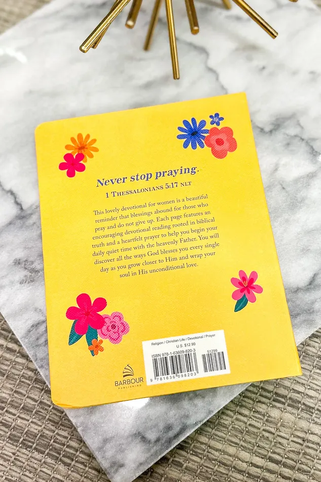 Barbour Publishing Inc Pray and Never Give Up Devotional Book Necklaces