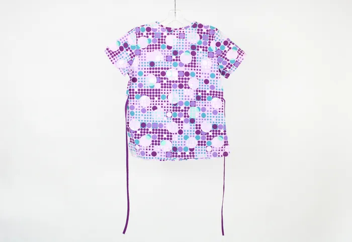 Barco Juniors Purple Scrub Top S Barco Juniors Earrings