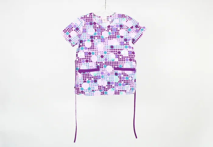 Barco Juniors Purple Scrub Top S Barco Juniors Earrings