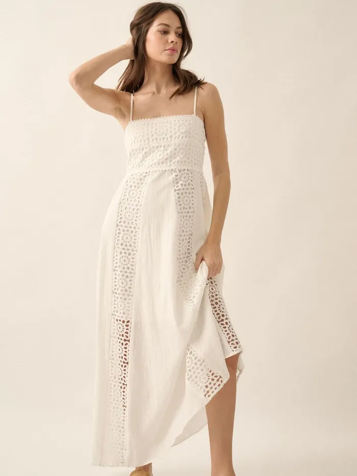 Belle Midi Dress Promesa USA Earrings