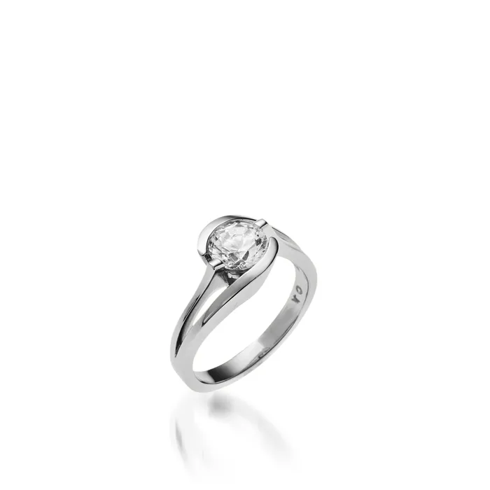 Bellissima White Gold Solitaire Engagement Ring John Atencio Rings