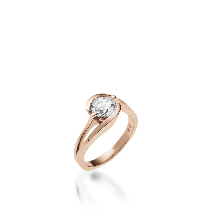 Bellissima White Gold Solitaire Engagement Ring John Atencio Rings