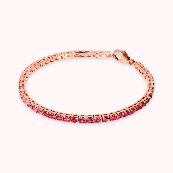 Bracciale Tennis con Cubic Zirconia Effetto Dgrad Bronzallure Necklaces
