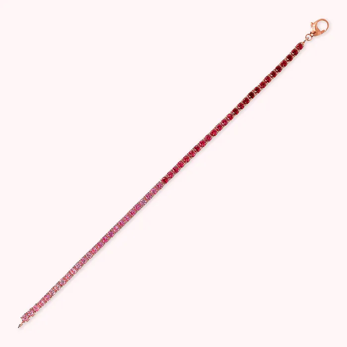 Bracciale Tennis con Cubic Zirconia Effetto Dgrad Bronzallure Necklaces