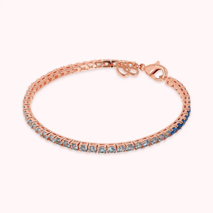 Bracciale Tennis con Cubic Zirconia Effetto Dgrad Bronzallure Necklaces