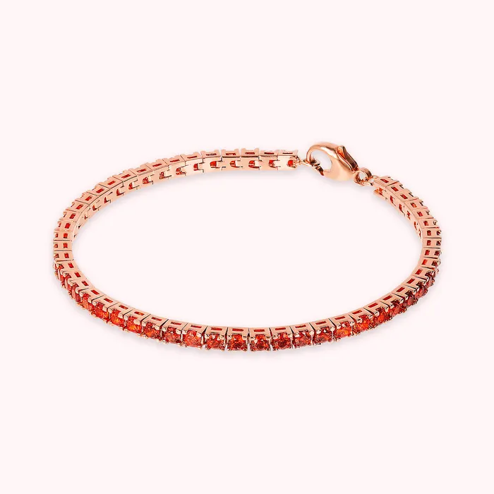 Bracciale Tennis con Cubic Zirconia Effetto Dgrad Bronzallure Necklaces