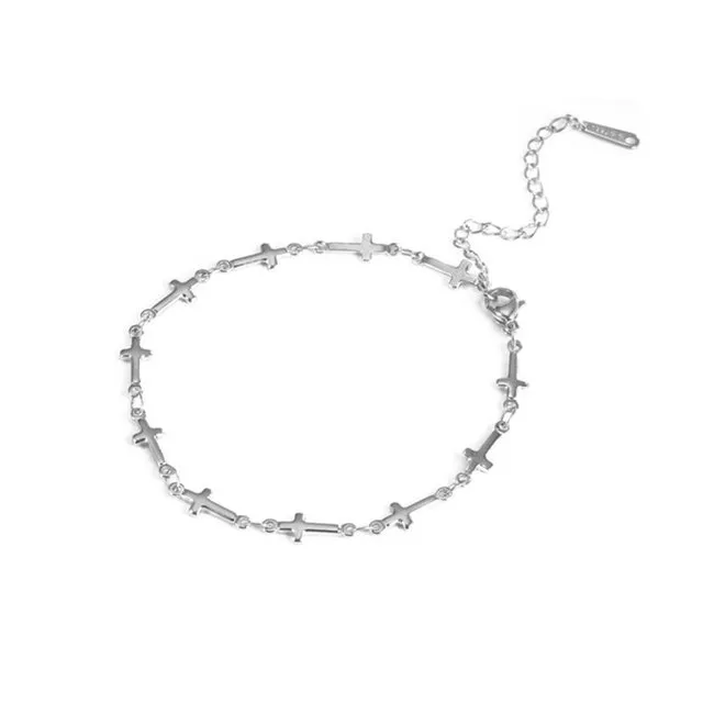 Bracelets Christian Cross Adjustable Chain Bracelet Lords Guidance