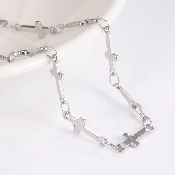 Bracelets Christian Cross Adjustable Chain Bracelet Lords Guidance