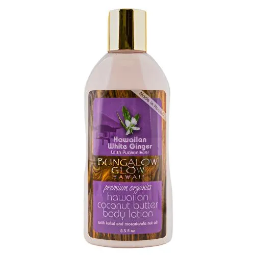 BUBBLESHACK Rings Bungalow Glow Hawaiian White Ginger Coconut Butter Body Lotion