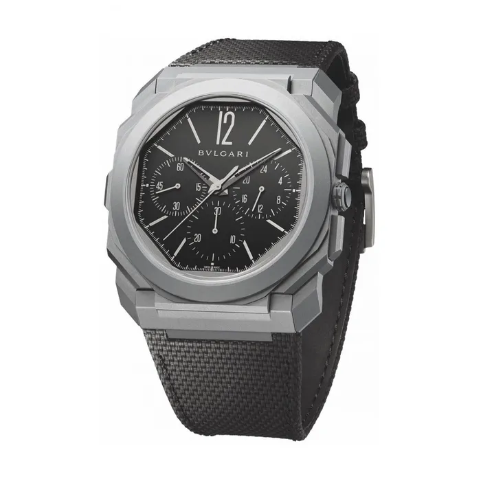 Bulgari Earrings Bulgari Octo Finissimo Chrono GMT Titanium Watch