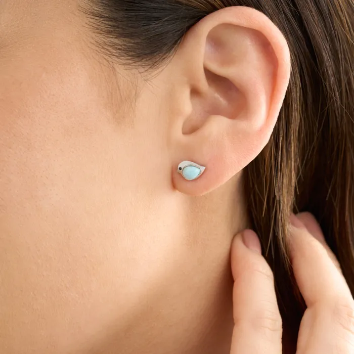 Chadds Ford Jewelry Earrings Larimar Birdie Gift Set