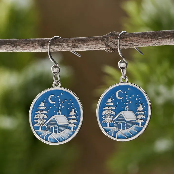 Chadds Ford Jewelry Rings Snowy Forest Cabin Gift Set