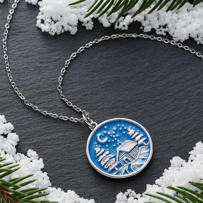 Chadds Ford Jewelry Rings Snowy Forest Cabin Gift Set