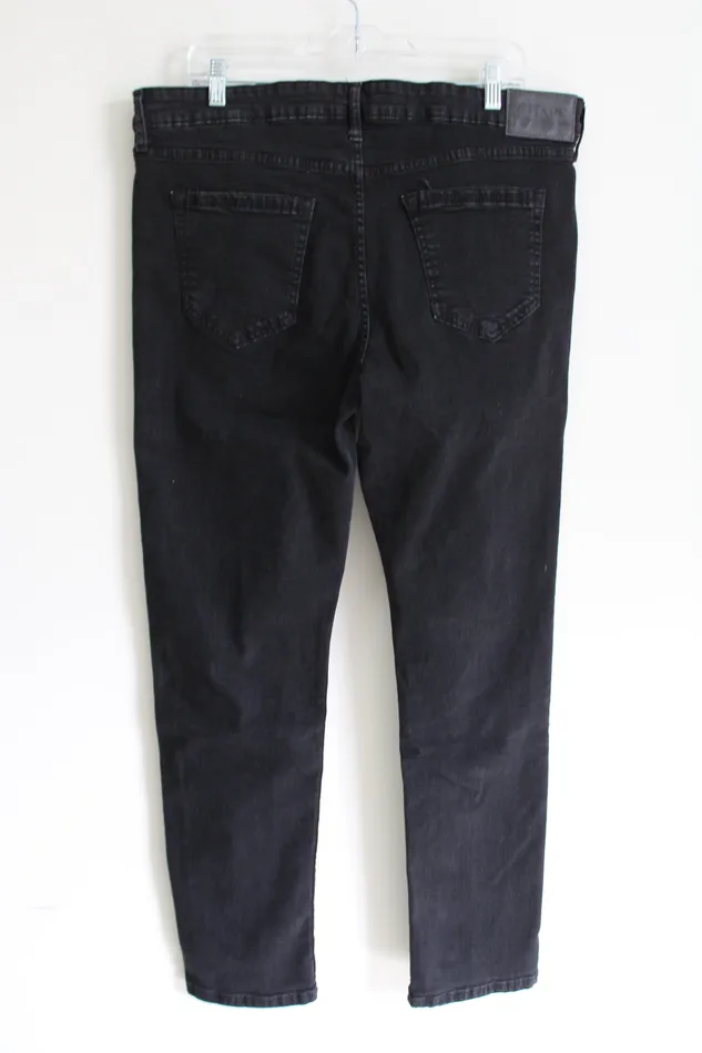 Chaps Rings Chaps Slim Straight Fit Black Jeans 36X32