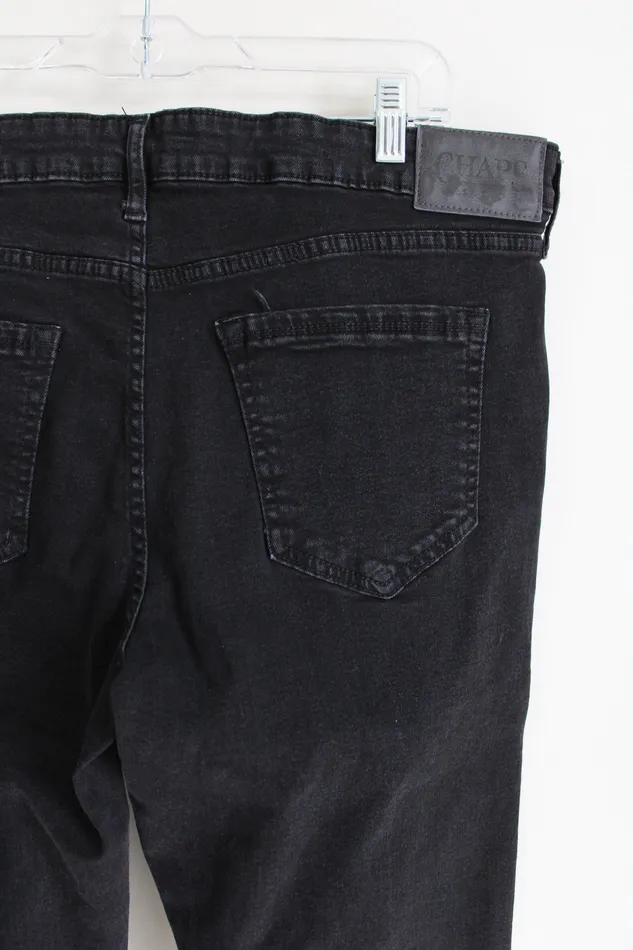 Chaps Rings Chaps Slim Straight Fit Black Jeans 36X32
