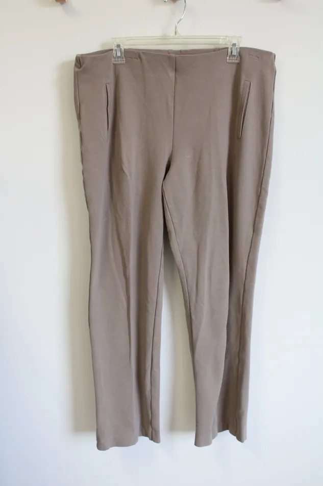 Chicos Earrings Chicos Tan Stretch Pant 3 XL16