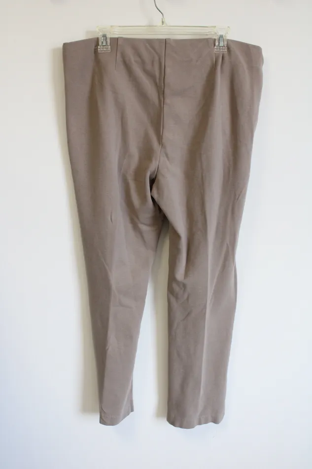 Chicos Earrings Chicos Tan Stretch Pant 3 XL16