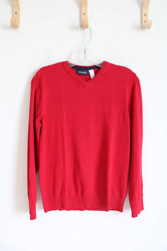 Childrens Place Childrens Place Red Sweater Youth L 1012 Earrings