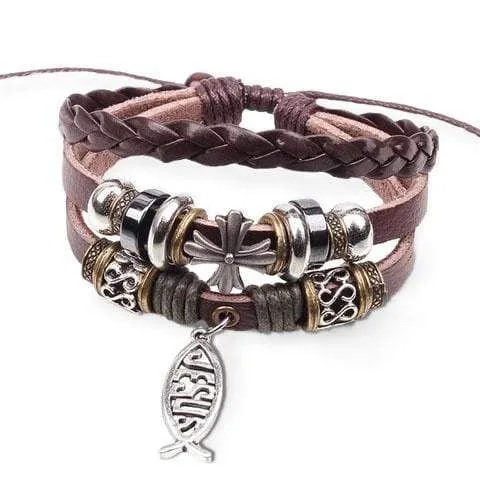 Christian Bracelet br Jesus Fish Charm Lords Guidance Bracelets