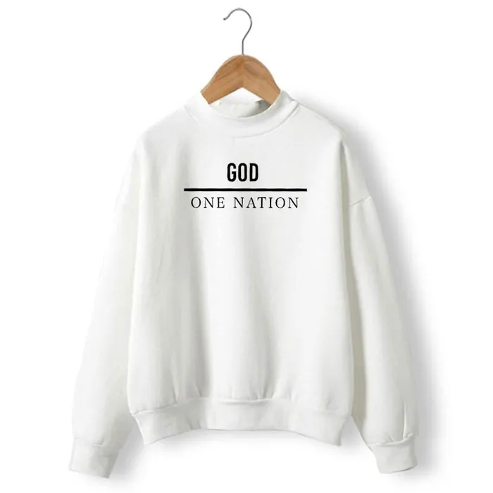Christian Sweatshirt br One Nation Under God Lords Guidance Earrings