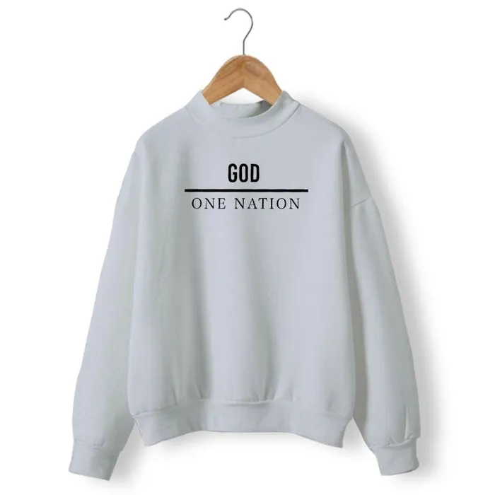 Christian Sweatshirt br One Nation Under God Lords Guidance Earrings