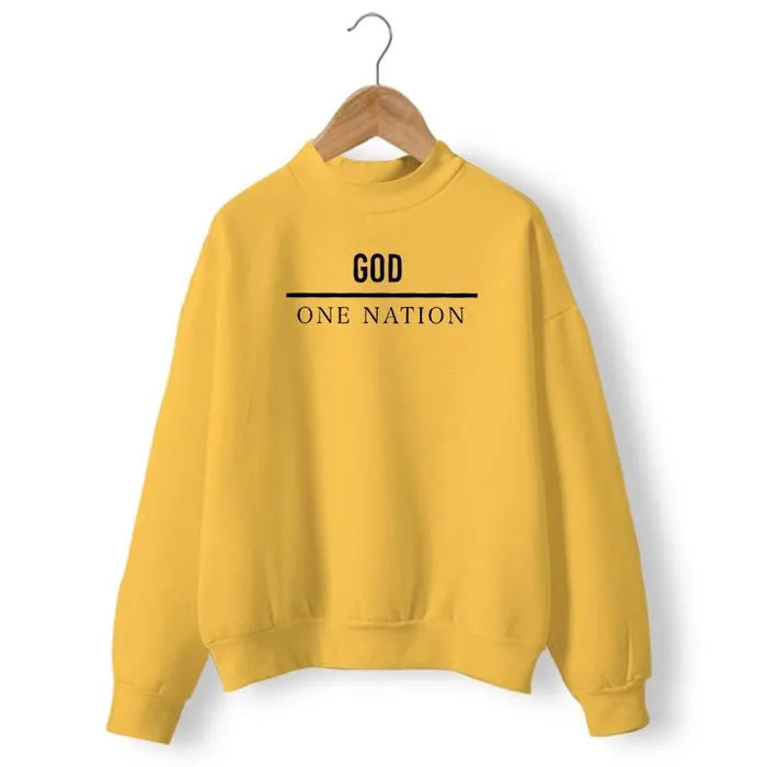 Christian Sweatshirt br One Nation Under God Lords Guidance Earrings