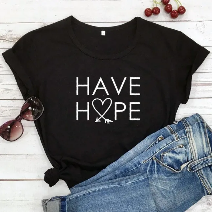 Christian TShirt br Have Hope Lords Guidance Earrings