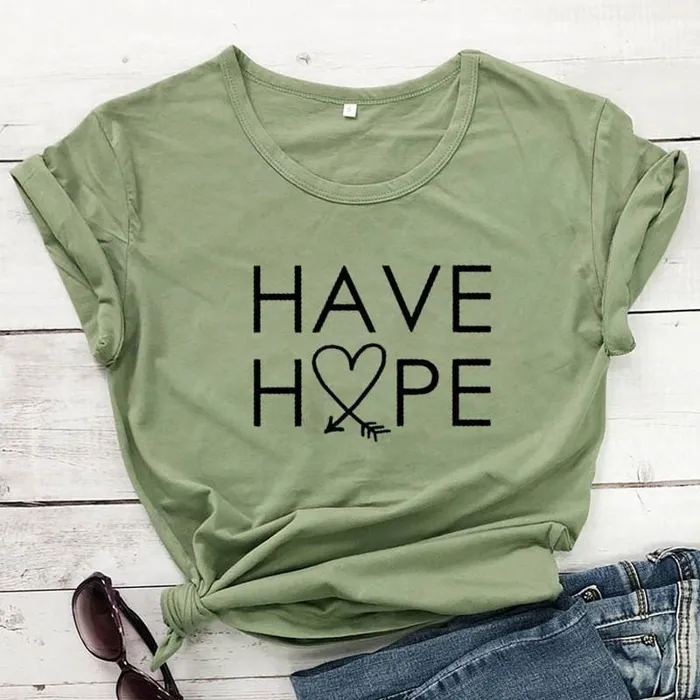 Christian TShirt br Have Hope Lords Guidance Earrings