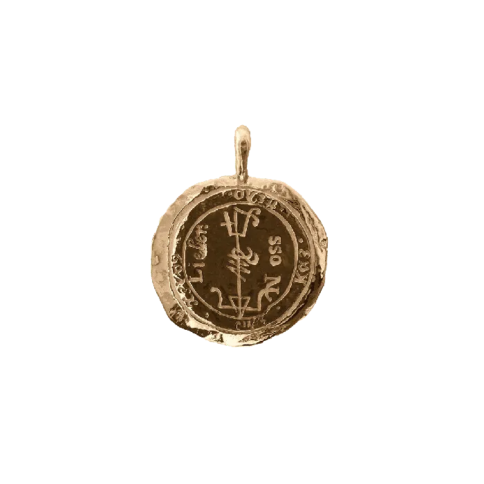COMMON ERA Necklaces Virgo Alchemical Zodiac Pendant