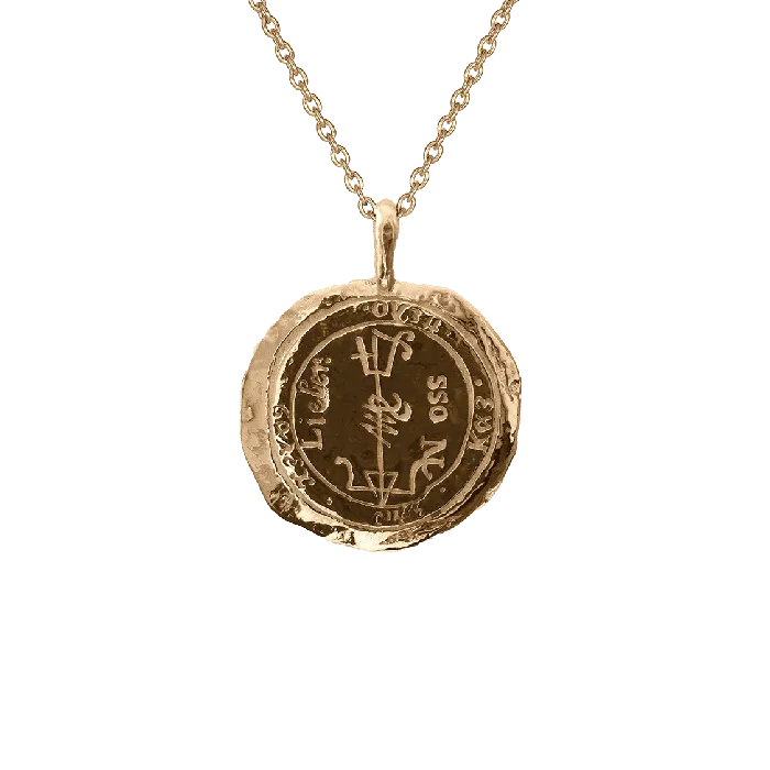 COMMON ERA Necklaces Virgo Alchemical Zodiac Pendant